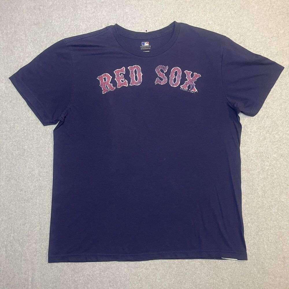 Vintage Genuine Merchandise Boston Red Sox MLB Shirt XL Navy Blue Y2K